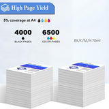 664 T664 Ink Compatible with Epson T664 Refill Ink Bottles Work with E
