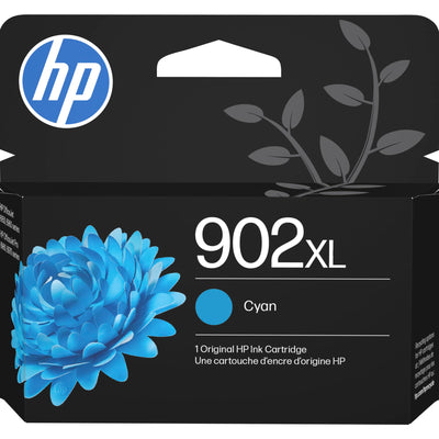 HP 902XL, Ink Cartridge, Cyan, Works with HP OfficeJet 6900 Series