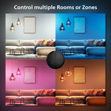 Philips Hue Wall Tap Dial Light Switch, Portable, Black - 1 Pack - Req