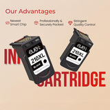 ejet Remanufactured 210XL Black Ink Cartridge Replacement for Canon 21