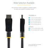 StarTech.com Lot de 10 Câbles DisplayPort 1.2 de 2 m, 4K Ultra HD VESA