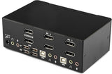 StarTech.com 2-Port DisplayPort KVM Switch - 4K 30Hz