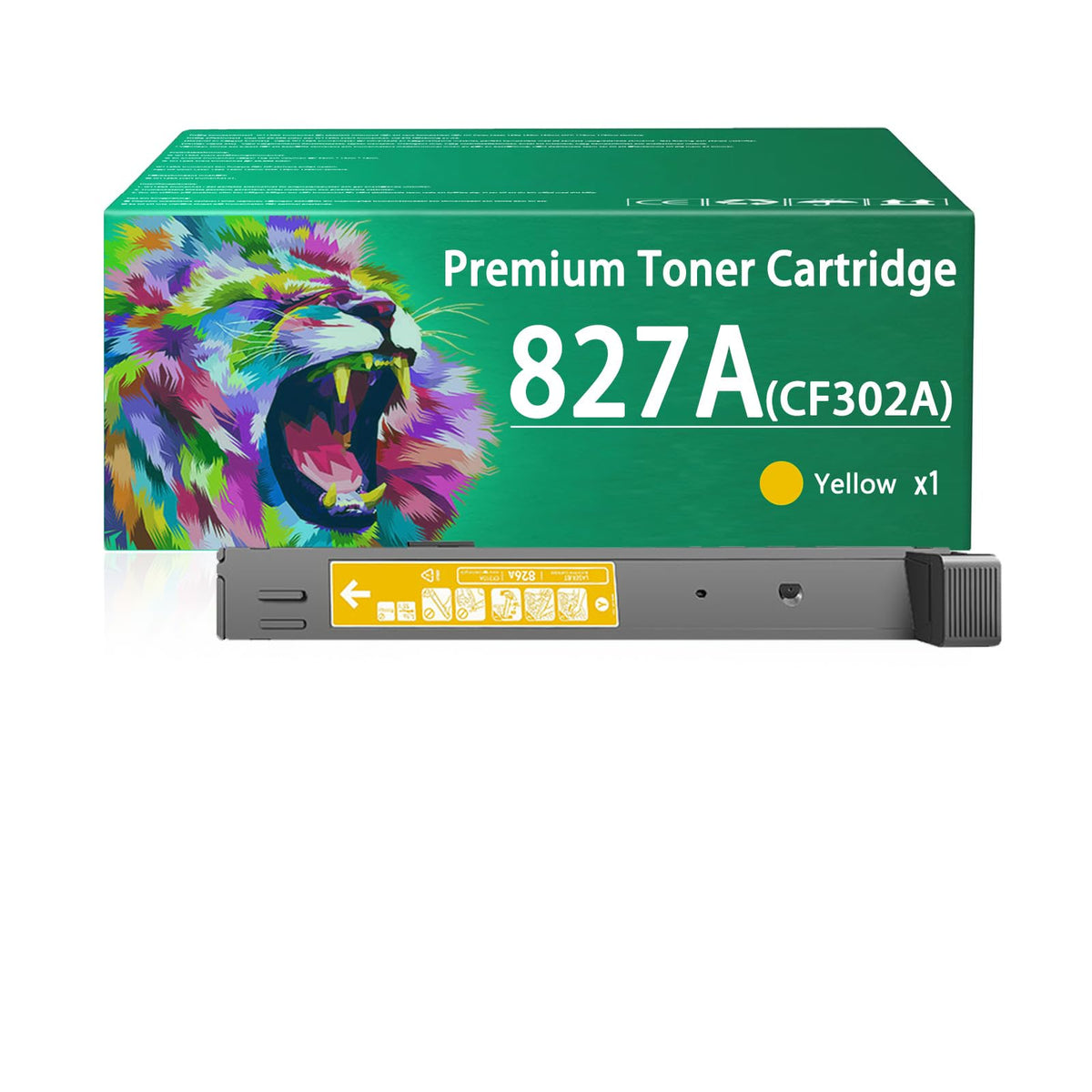 Cartouche de toner 827A compatible avec la cartouche de toner jaune HP 827A CF302A