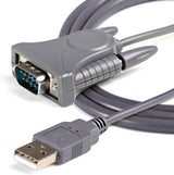 StarTech.com 3ft (1m) USB to Serial Cable, DB9/DB25 RS232 to USB Conve