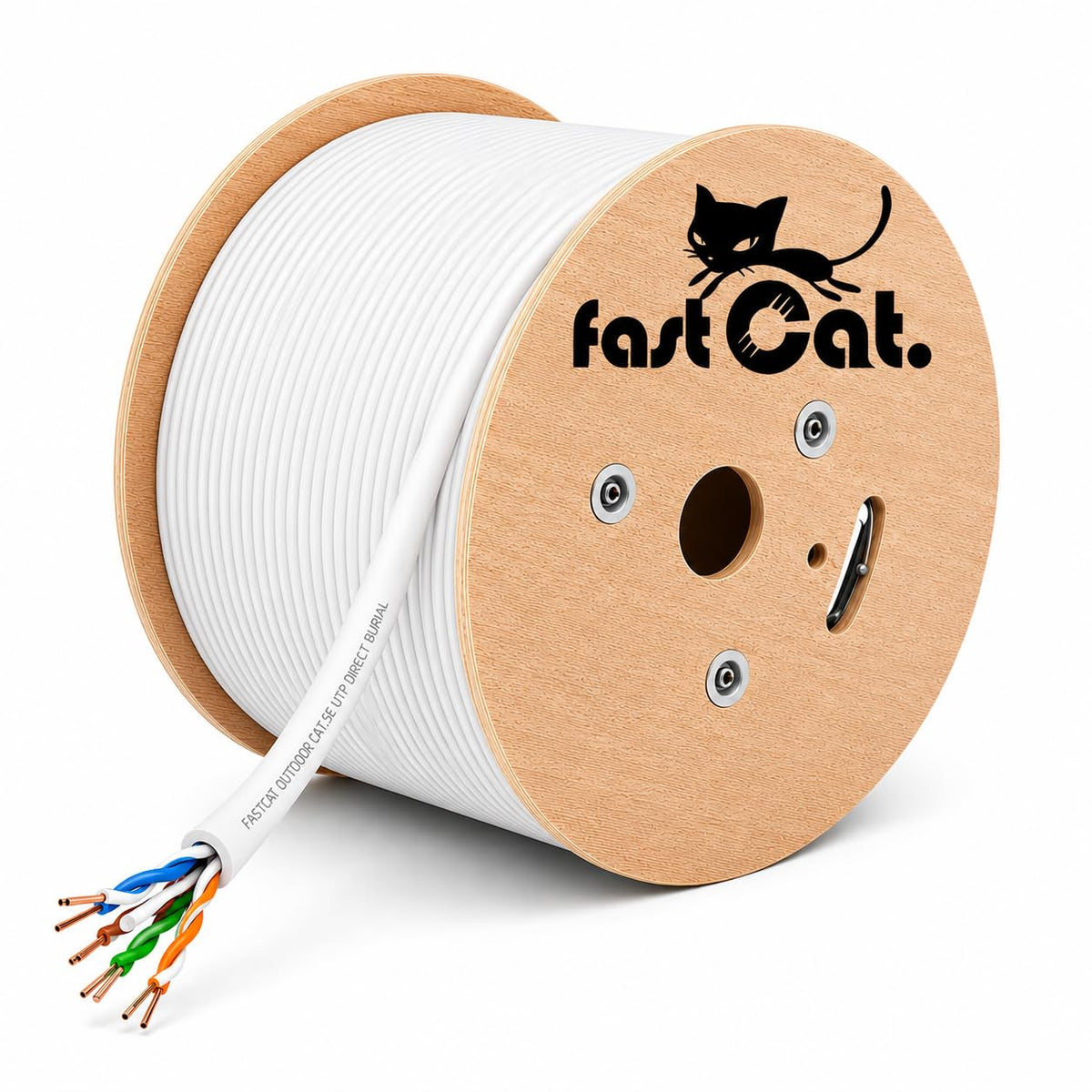 fast Cat. Câble Ethernet Cat6 pour enterrement direct extérieur – 300 m étanche