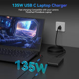 135W 100W USB C AC Adapter Charger Compatible with Lenovo ThinkPad P16