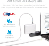 10FT 24PIN USB-C M/M PD - USB 2.0 - USB-IF Certified