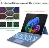 Clavier pour Surface Pro 11/10/9/8/X (13 pouces), Housse Portable Mince