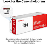 Genuine Canon Toner Cartridge 104 - Black
