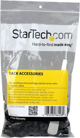 50 sachets de vis de fixation M6 et écrous cages M6 M6X12MM noirs