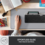 Logitech Desk Mat - Studio Series, Multifunctional Large Desk Pad, Ext
