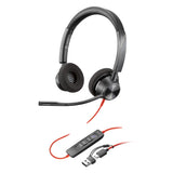 Poly Blackwire 3320 Wired Headset (Plantronics) – Flexible Microphone