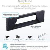 StarTech.com Support mural vertical 2U pour équipement montable en rack 19 pouces