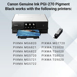 Canon Genuine Canon PGI-270 Ink Cartridge, Black Pigment Black Standar