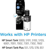 HP 32XL Black Ink Bottle, 135ml (1VV24AN)