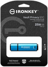 Clé USB Kingston Ironkey Vault Privacy 50 USB-C 256 Go | FIPS 197 C
