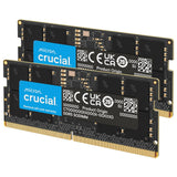 Crucial 64GB DDR5 RAM Kit (2x32GB), 4800MHz CL40 Laptop Memory - SODIM