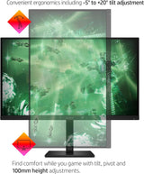 HP OMEN 27q QHD 165Hz Gaming Monitor, QHD Display (2560 x 1440), IPS P