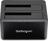 StarTech.com Dual-Bay USB 3.0 to SATA Hard Drive Docking Station, USB