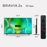 Sharp NEC 75IN Interactive Display, 4K Aquos Board, 20-POINT Precisiontouch, Embedded Controller, Quad Screen (Supported with Wired Connection)