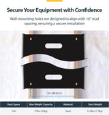 StarTech.com 10U Wall Mount Network Rack, 14