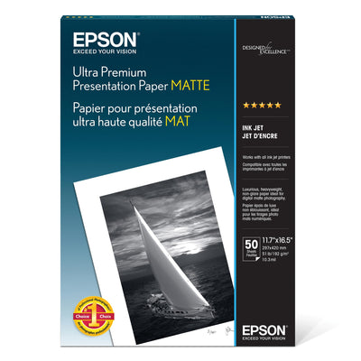 50sht 11.7x16.5 Archival Matte Paper for Stylus 2000p