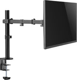 Amer Support de monture de moniteur LCD simple Entièrement réglable/Inclinable/Articulé