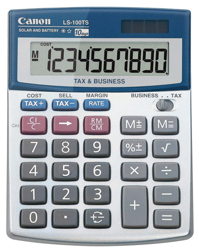 Canon LS-100TS Desktop Calculator, Grey