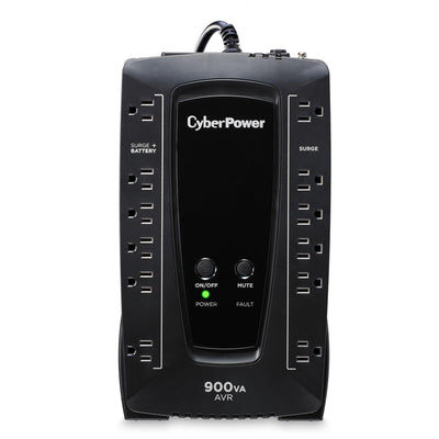 Système onduleur CyberPower AVRG900U AVR, 900VA/480W, 12 prises, compact 90