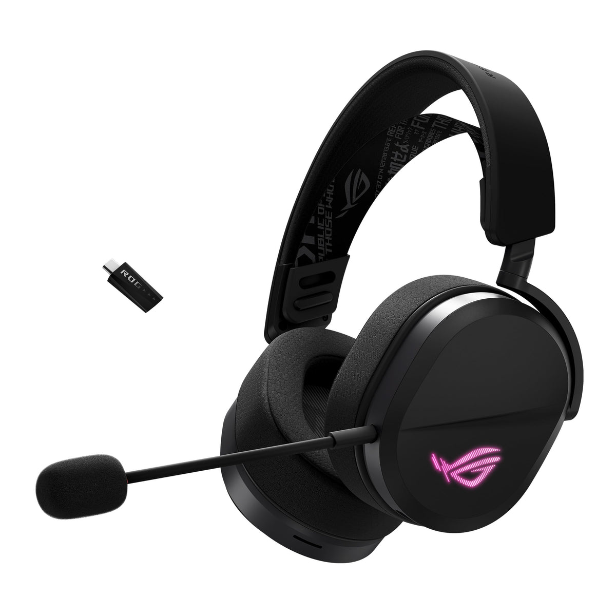 ASUS ROG Pelta Wireless Gaming Headset with Detachable Mic – Tri-Mode