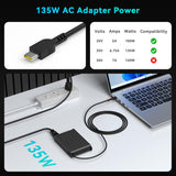 135W 100W USB C AC Adapter Charger Compatible with Lenovo ThinkPad P16
