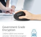 Souris rechargeable sans fil verticale Kensington Pro Fit Ergo MY630 EQ