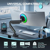DESK MOUNT QUAD MONITOR ARM VESA 27 INCH