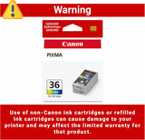 Canon Genuine CLI-36 Colour Ink Cartridge, Compatible with PIXMA iP100