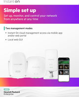 HPE Networking Instant On Access Point AP11 2x2 WiFi 5 Indoor Wireless