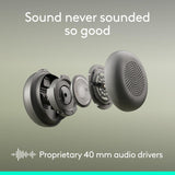 Logitech Zone Wireless 2 ES - Casque sans fil à réduction de bruit avec publicité