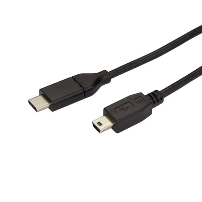 StarTech.com USB C to Mini USB Cable - 6 ft / 2m - M/M - USB 2.0 - Min
