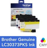 Brother Genuine LC30373PKS Super High-Yield Colour Ink Cartridge Value