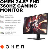 OMEN 24.5inch FHD 360Hz Gaming Monitor - OMEN 25