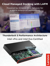 Lenovo ThinkPad Thunderbolt 5 Smart Dock 7500, 120Gbps Data Transfer,