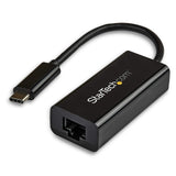StarTech.com US1GC30B USB-C to Gigabit Ethernet Adapter – Black – Thun