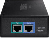 Injecteur PoE++ 10G TRENDnet, fournit PoE (15,4W), PoE+ (30W), ou PoE++