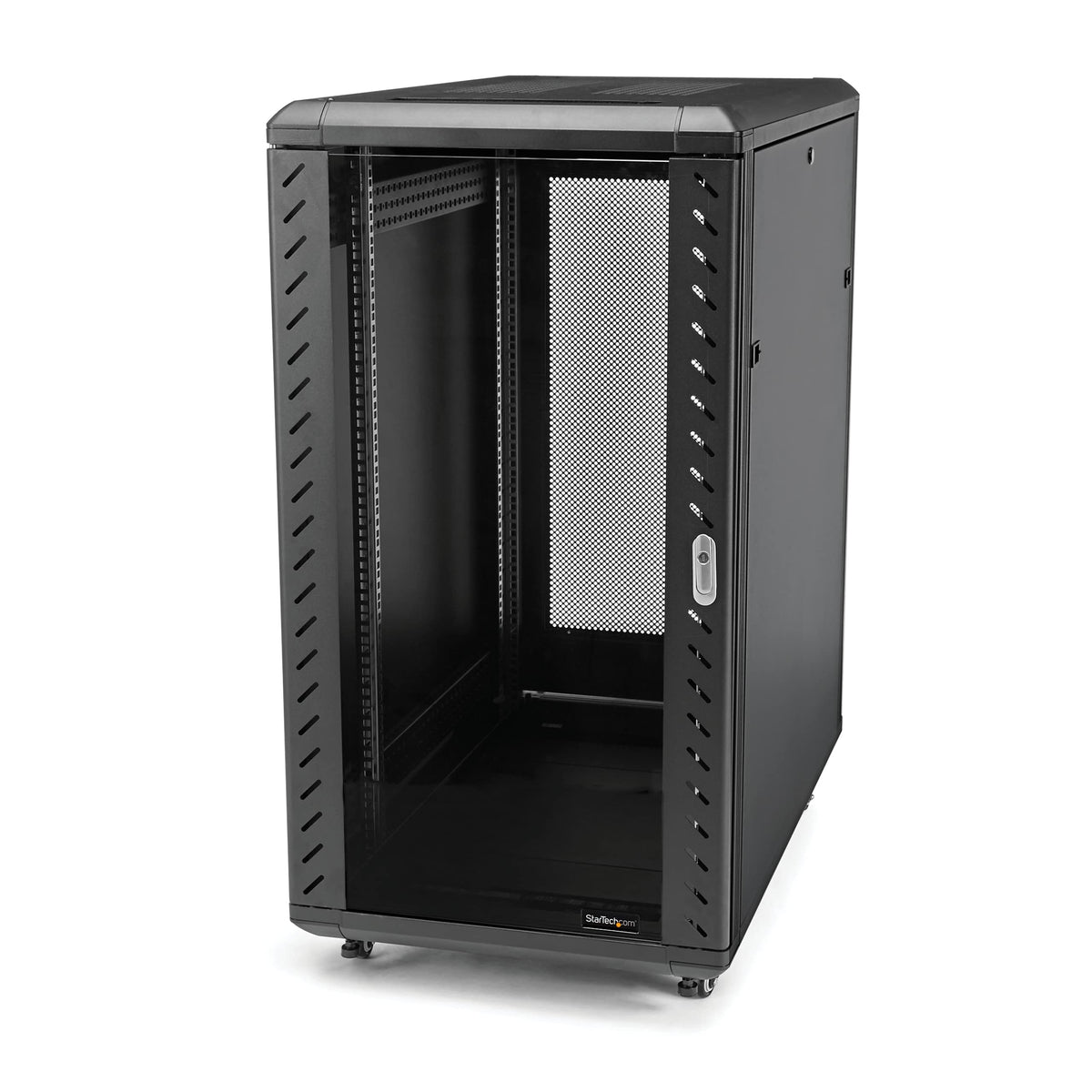 StarTech 18U Enterprise-Grade Server Rack Cabinet, 19in Enclosed 4-Pos