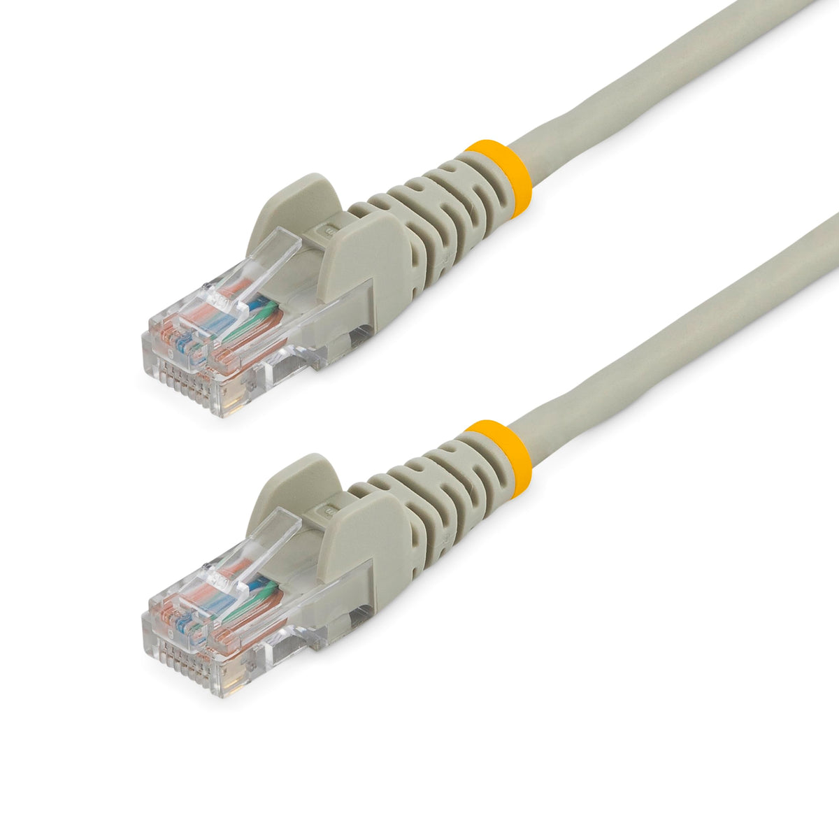 StarTech.com 45PATCH50GR Câble Patch Cat 5e UTP RJ45 sans accroc gris, 50
