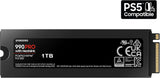 SAMSUNG 990 PRO w/Heatsink SSD 1TB PCIeGen4 NVMe M.2Internal SolidStat