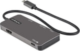 StarTech.com USB C Multiport Adapter - USB-C to 4K HDMI, 100W Power De
