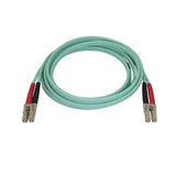 StarTech.com 2m (6ft) LC/UPC OM4 Multimode Fiber Optic Cable, 50/125