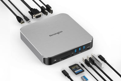 Kensington AD220S3 USB-C Dock, Triple 4K Video, 85W Power