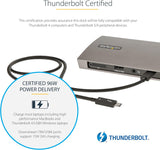 StarTech.com 65030895064 Thunderbolt 4 Dock, 96W PD, 1x 8K/2x 4K 60Hz