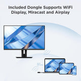 Moniteur ergonomique ViewSonic VG2748N 27 pouces IPS 1080p avec Wi-Fi intégré